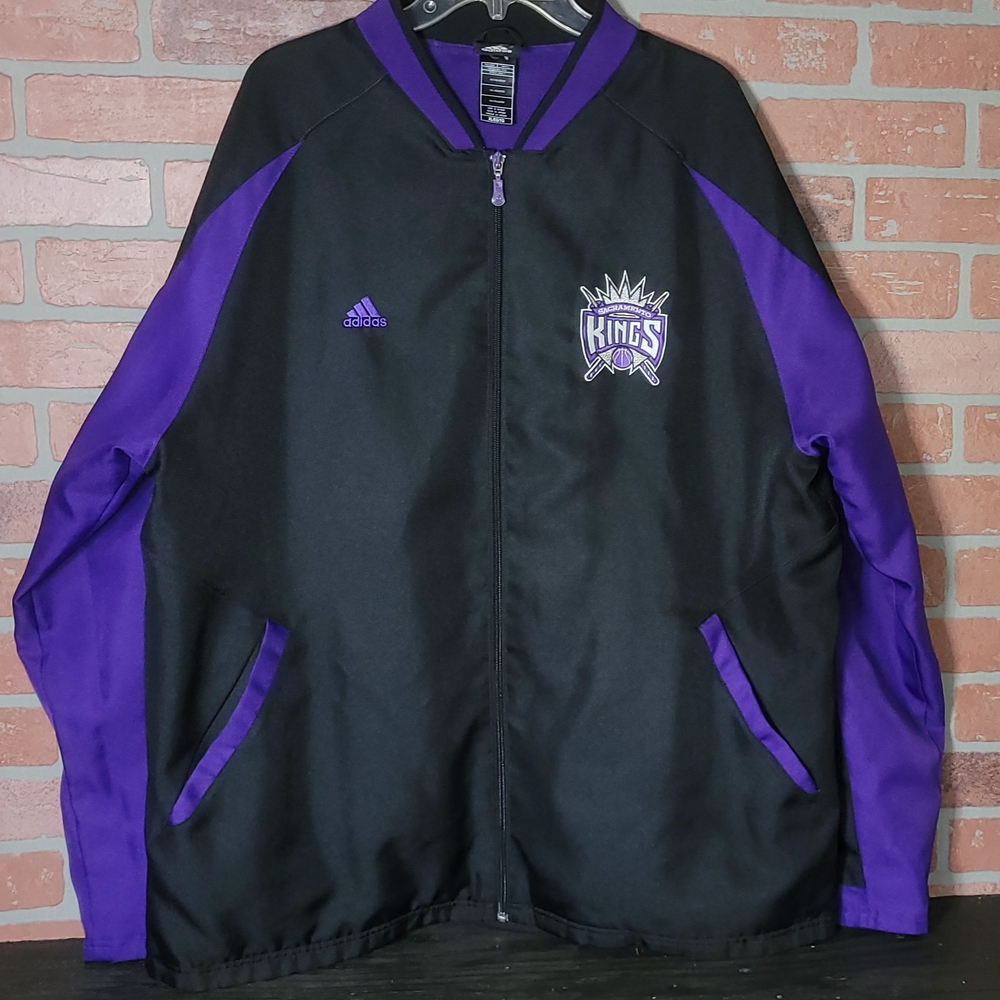 Vintage NBA Sacramento Kings Adidas Full Zip Track Jacket